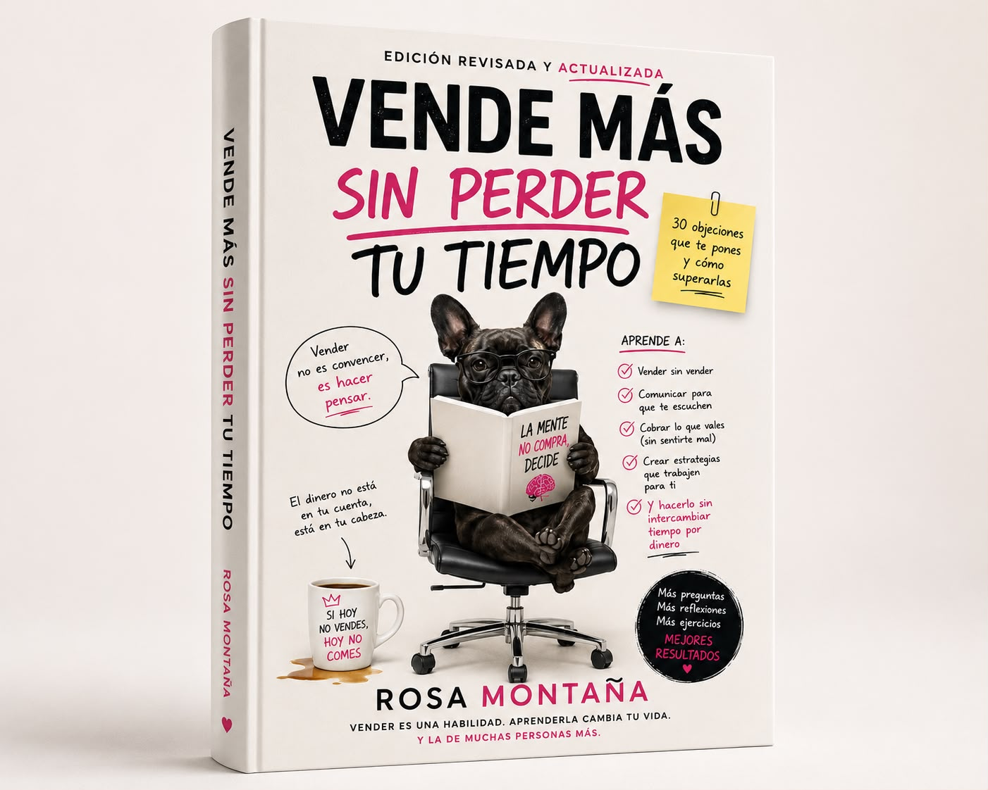 Portada del libro Vende más sin perder tu tiempo, de Rosa Montaña
